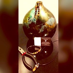 Crystal Stone Healing Tiger Eye Jewelry Set